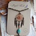 Purple Bohemian Dreamcatcher Slave Bracelet Boho Hippie Stone Tribal Gypsy Silver Purple Twilight Dream Catcher Native American Inspired