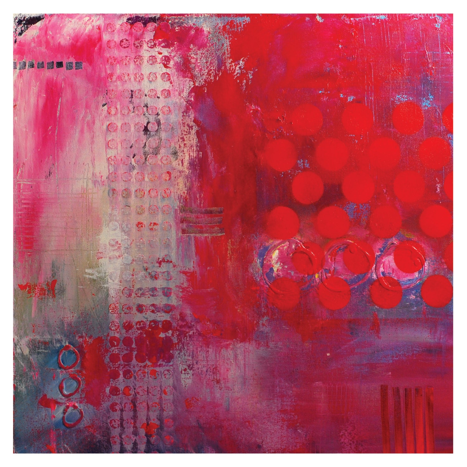 Art Print 12x12 "Under the Big Top"
