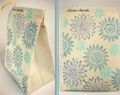 Flower Power - Recycled Cotton Canvas Lunch Bag