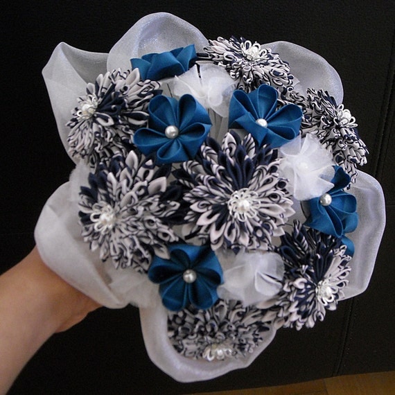 Custom Kanzashi Floral Bridal Wedding Bouquet - DEPOSIT and Ordering Information