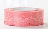 NamiNami Washi Masking Tape - Peach Pink Lace