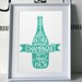 I Would Rather Have Champagne Than Real Pain, Small, Green