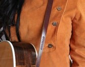 Saddle Brown - Oldstyle Guitar Strap