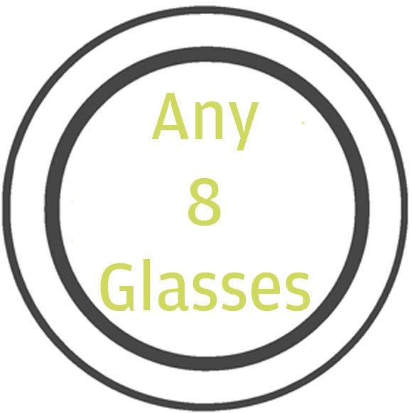 8 Etched Glasses from EastMesaDesign - Pick 8 and save
