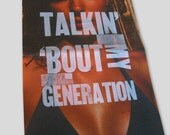 SALE - RANDOM - The Who - 'My Generation' - Double Sided Letterpress Print - One of a Kind
