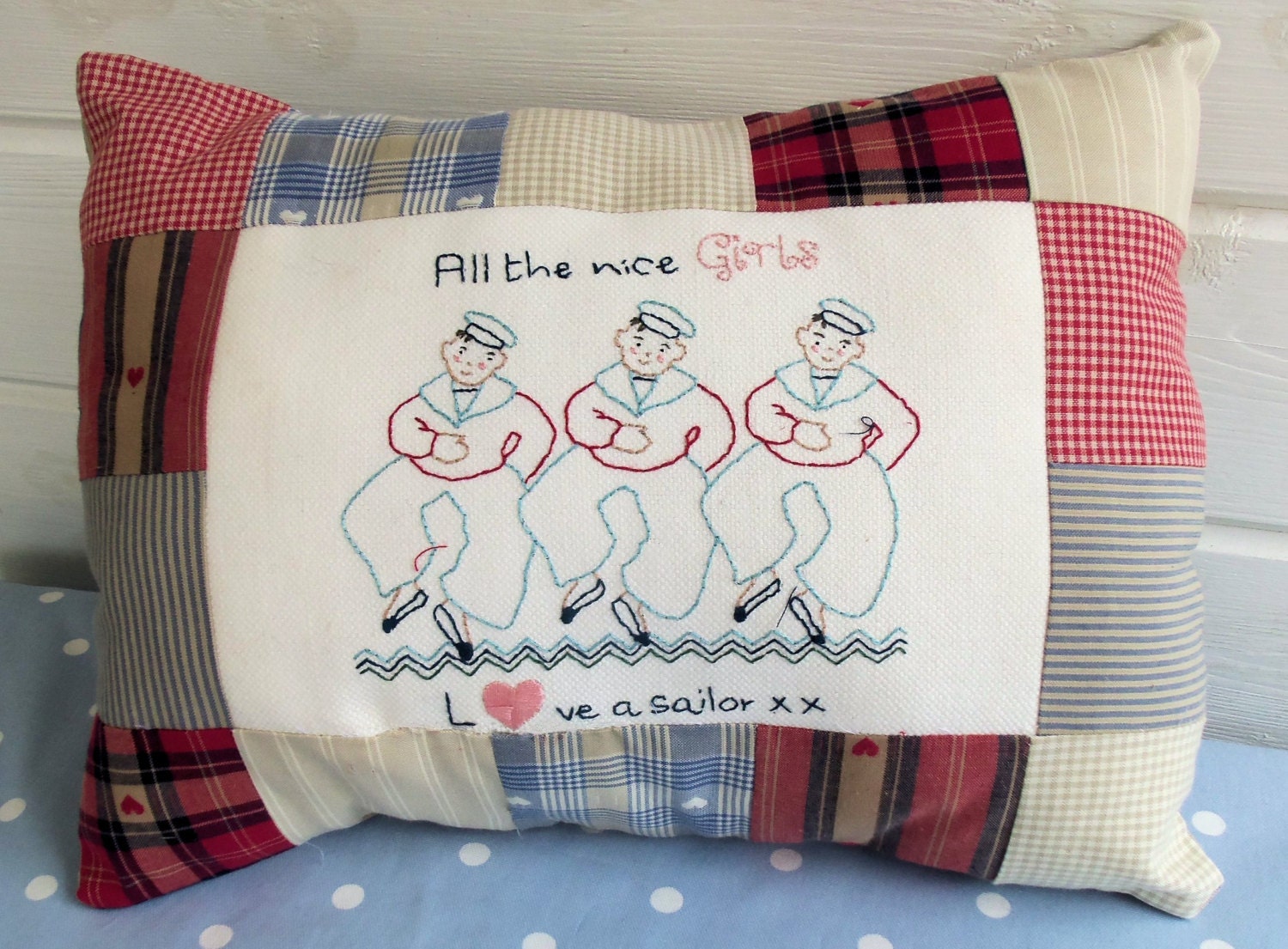 All the Nice Girls Love a Sailor downloadable embroidery pattern
