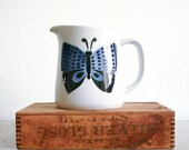 Vintage Kaj Franck Butterfly Pitcher / Arabia Finalnd / Mid Century Ceramics