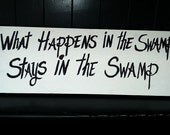 Swamp sign, Florida Gators, Fathers Day, Man Cave