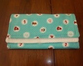 Little Red Riding Hood Scallops Burp Cloth
