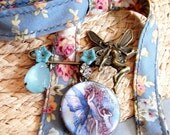 fairy kilt pin brooch, locket brooch, locket jewelry, scarf pin, fantasy, Fairy Garden by Starzyia