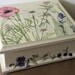 Painted Furniture Nature Boxes Botanical Garden Woodland Wildflowers Herbs Custom Made