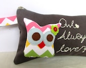 Owl Makeup Bag/Pencil case/wallet