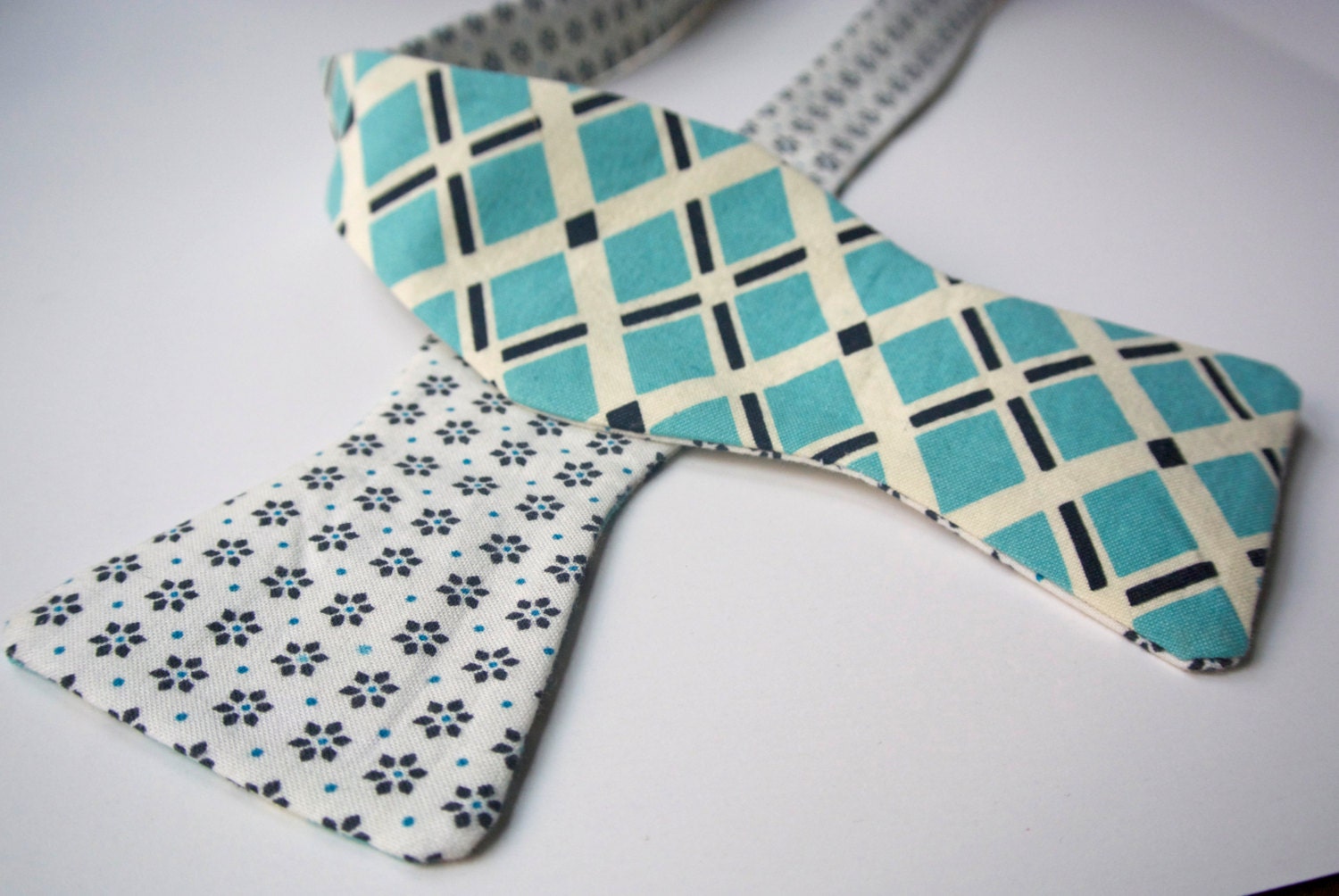 Wedding Bow Tie- Men's Double-Sided Bow Tie