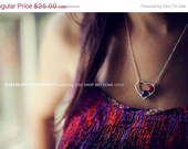 30% SALE Mother's Day. Birthstone, Mother, Grandmother, Heart, Family, Wirewrapped Necklace