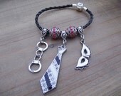 Fetish - 50 Shades of Gray Inspired Charm Bracelet