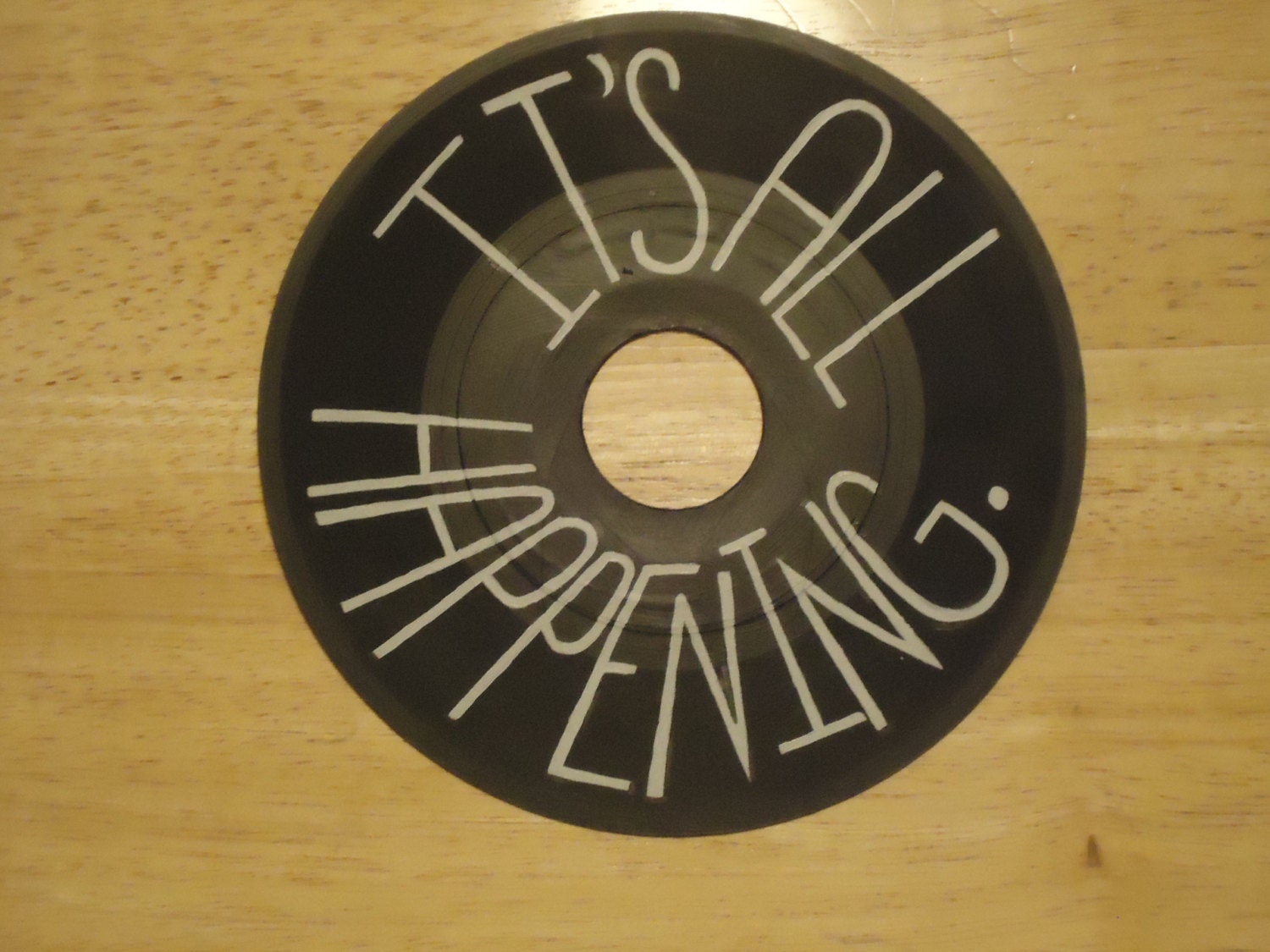 It's All Happening - Painted Vinyl Record
