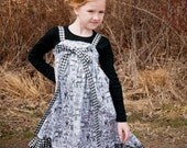Girls Vintage Notions Tie Front Dress Size 8