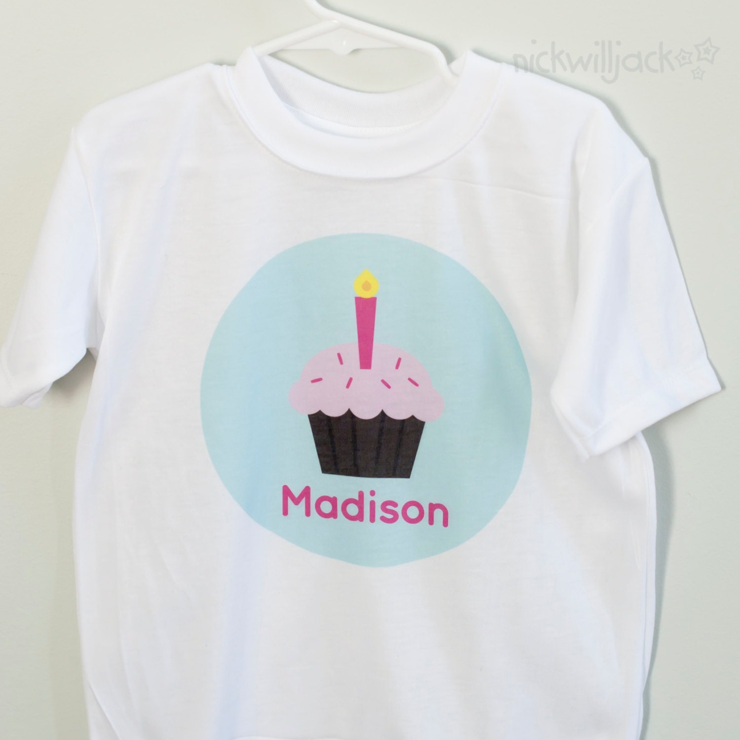 Personalized Birthday Cupcake Shirt Il_570xn