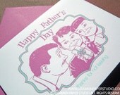 Thanks for not Leaving-Single Fathers Day Card
