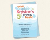 Splish Splash - Custom Invitation