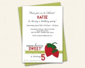 Berry Sweet - Custom Invitation