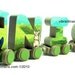 SEVEN LETTER Alphabet Name Train Custom Keepsake Toy Personalized Gift for Kids and Adults