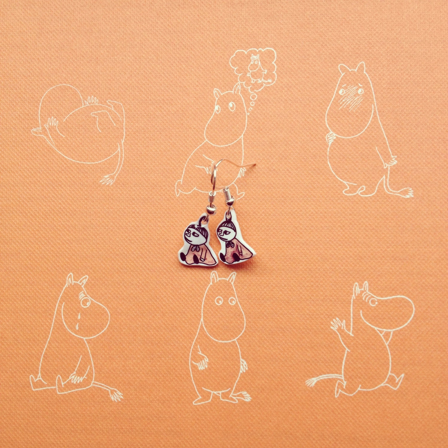 Moomin Little My 'Patiently waiting' earrings