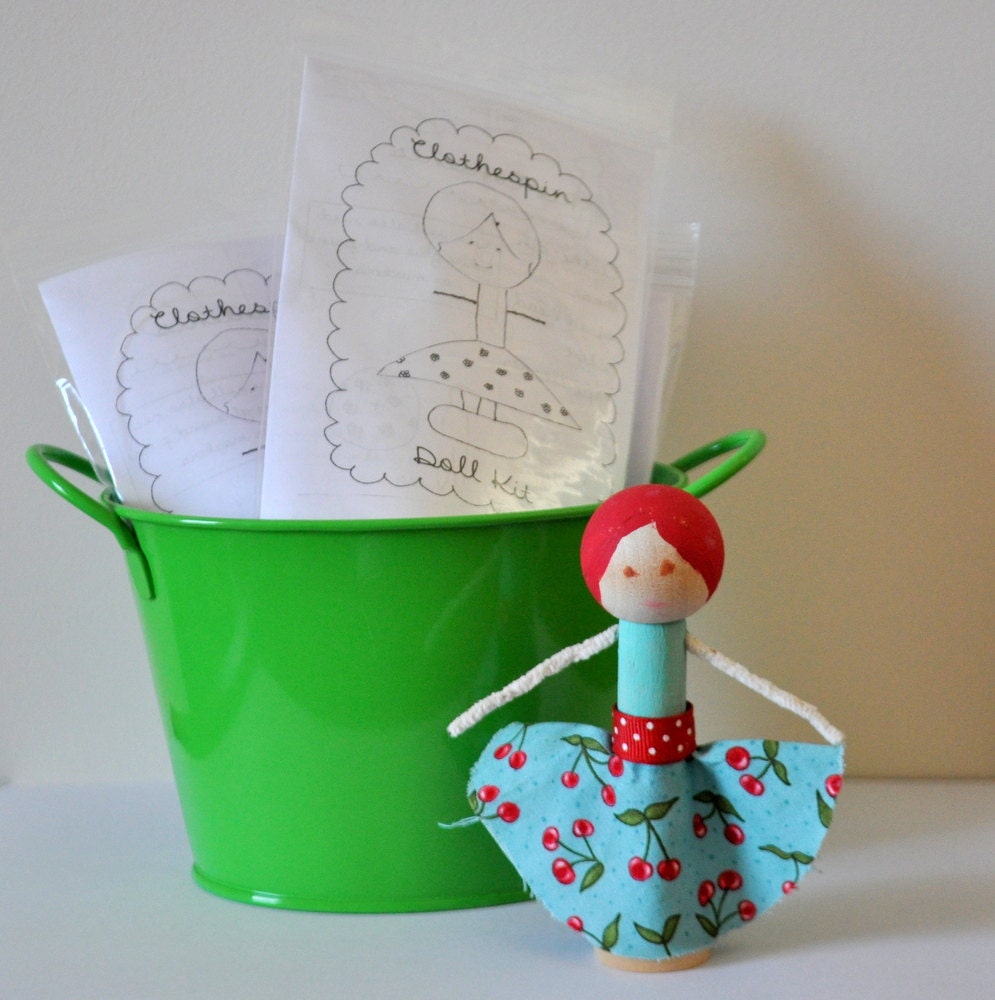 Clothespin Doll Kit