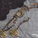STEAMPUNK QUEEN - OOAK wire wrapped copper and brass ear wrap with post earring