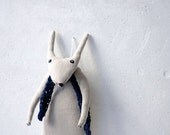 Linen rabbit. Ready to ship
