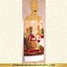 Hand Crocheted Top Double Layer Cotton Hanging Kitchen Towels - Wine Bottles
