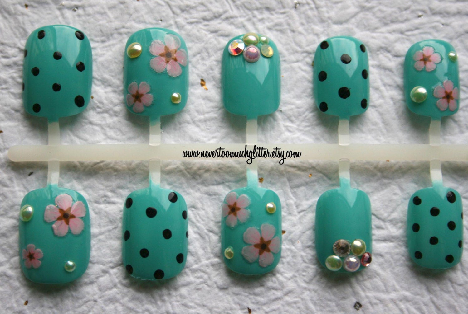 Japanese Nail Art- Hanami Party- Press On Nails- Choose Your Favorite Color