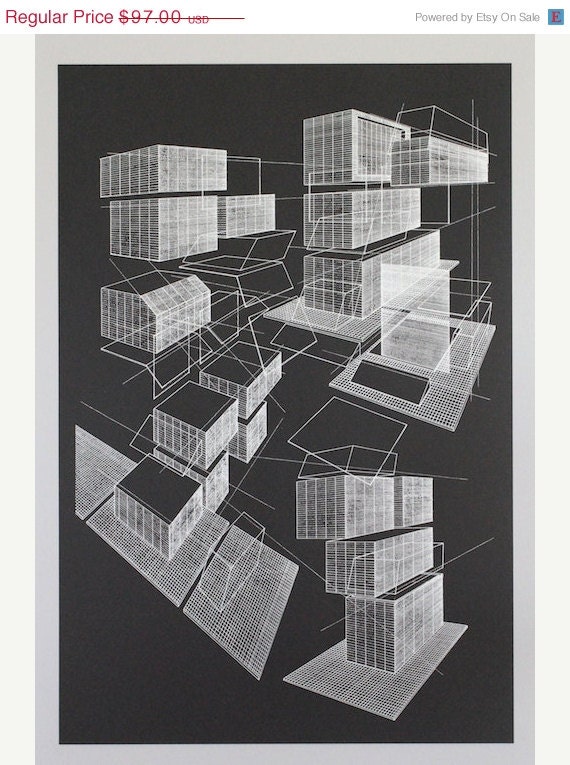 Vertigo, silkscreen print