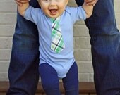 Baby Blue Boy Tie Onesie, NEW Dad Gift - children, custom clothing, nb-18m Stripes, Argyle, One piece, Dots, Damask, Gingham