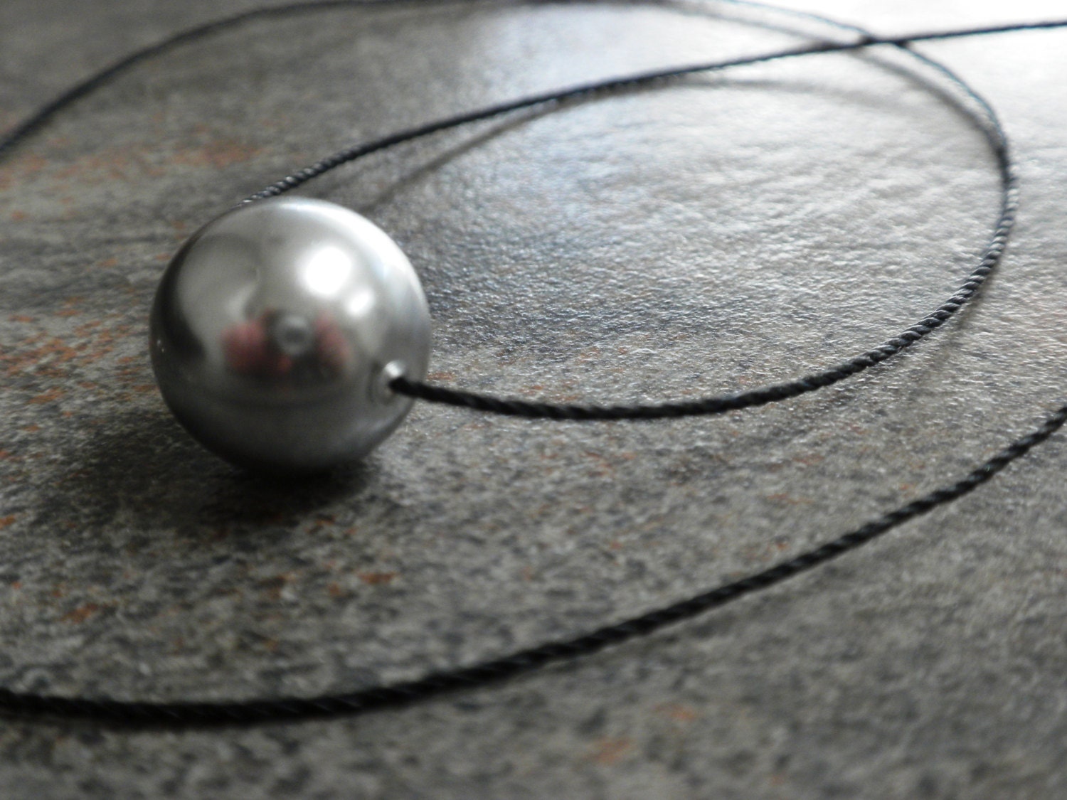 Grey Pearl Necklace