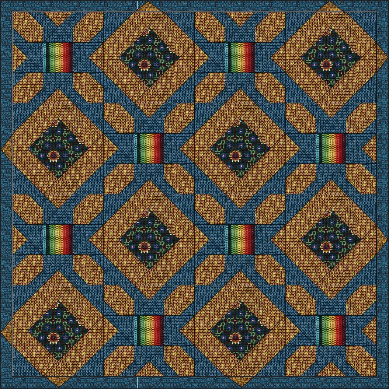 Out My Window Quilt Pattern