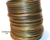 Antique Bronze Uncut Circles 0.6mm 50 Circles