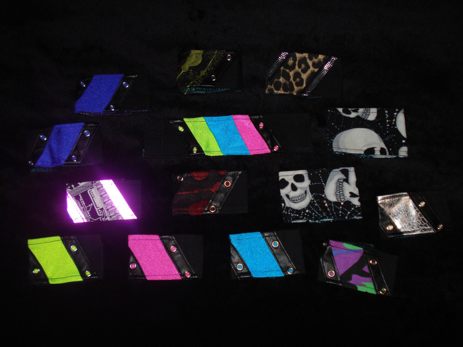 PreMade WRIST CUFF Choose from many colors and patterns RoBoTic KiTtY