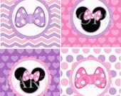 Digital Minnie Mouse Bow-tique Party Printable, Minnie Mouse  Party  Decoration, Banner Add On and Minnie's Bow-tique Party INSTANT DONWLOAD