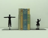 Scarecrow Metal Art Bookends - Free USA Shipping
