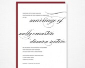 Violet Wedding Invitation (Printable)