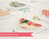 PREMADE Spring Doily Banner (6 yds)