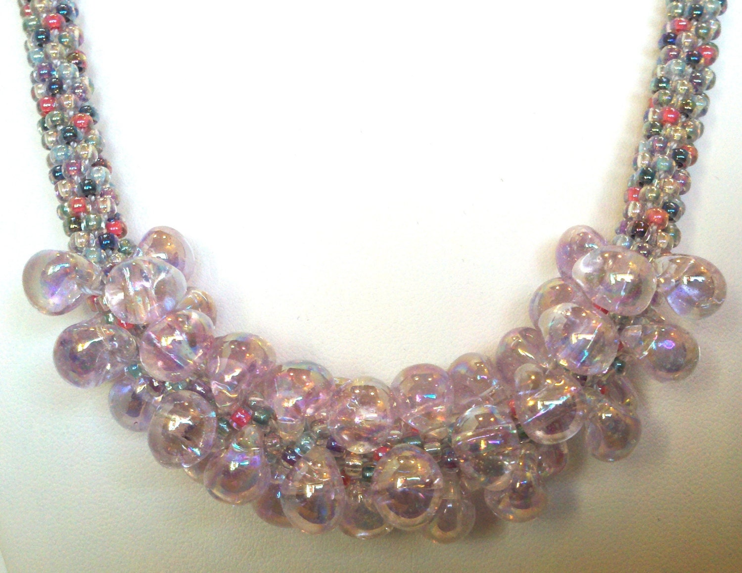 Spring Colors Kumihimo Necklace
