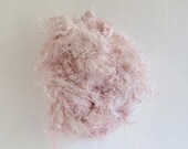 Hand Dyed Recycled Sari Silk Eyelash Ribbon, 6 yds