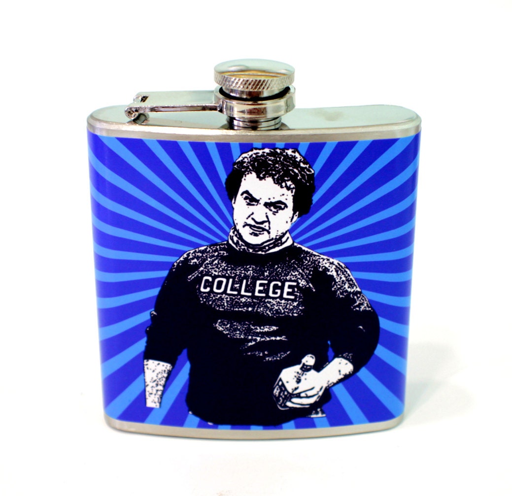 Flask - 6 oz Stainless Steel- Bluto - Animal House