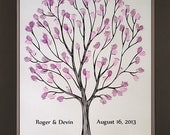 Tempo Wedding Thumbprint Tree for up to 100 Guests