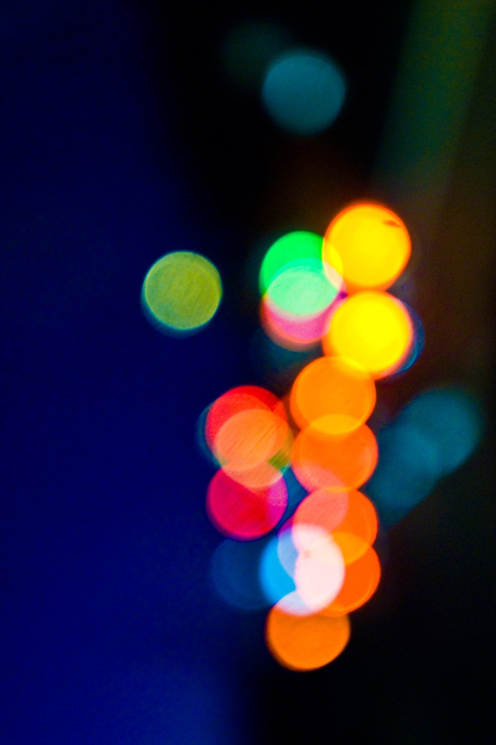 Bokeh - Fine Art Photo on 6x9 Bamboo Panel