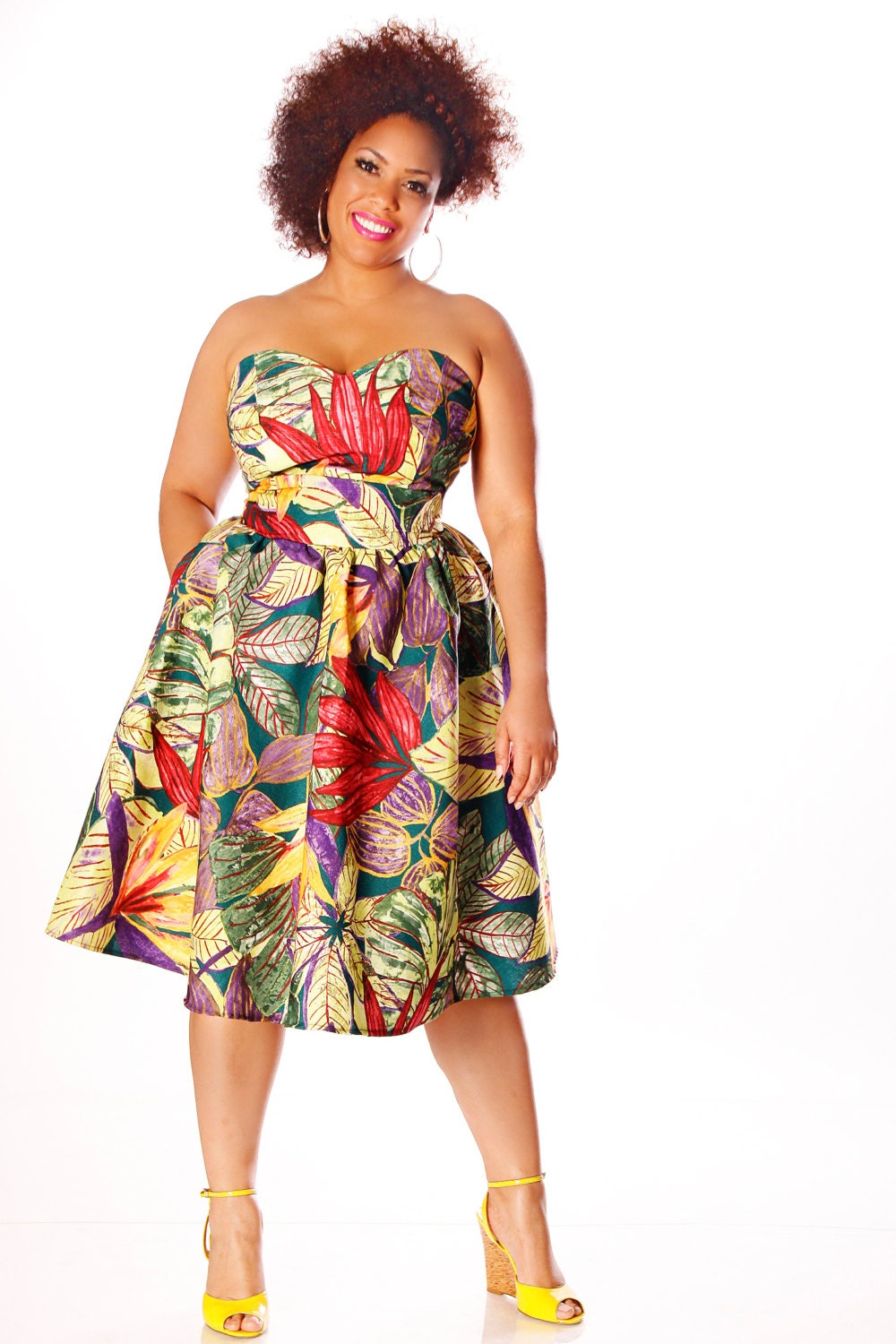 JIBRI Plus Size Jungle Sweetie Dress