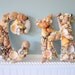 Beach Decor Seashell Letters, 5pc - Nautical Shell Letters Spell BEACH or Any Word in Shells, 5PC