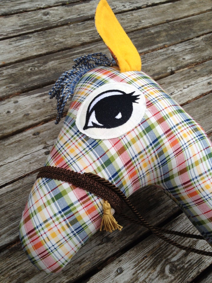 Hobby Horse-Little Boy Plaid